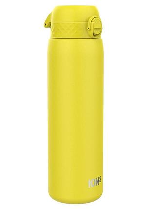 Пляшка для води металева ion8 1200 мл. stainless steel , yellow