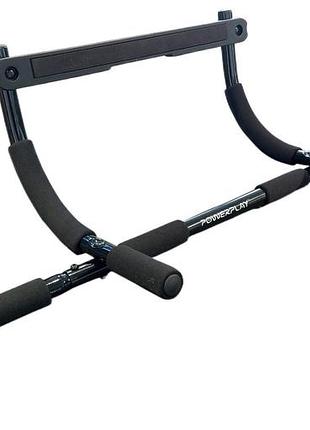 Турнік дверний багатофункціональний powerplay 4129 pull up pro black
