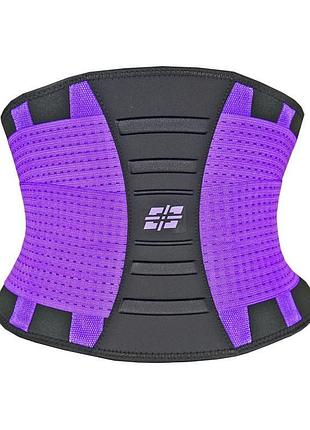 Пояс-корсет для підтримки спини power system ps-6031 waist shaper purple s/m
