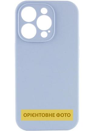 Чохол silicone case full camera protective (aa) no logo для apple iphone 17 air (6.5") блакитний / lilac blue