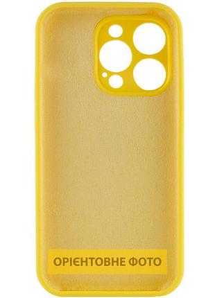 Чехол silk full camera protective (aa) no logo для apple iphone 17 air (6.5") желтый / yellow 2