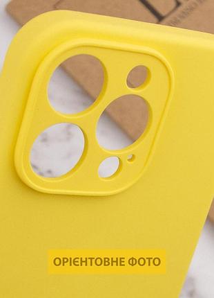 Чехол silk full camera protective (aa) no logo для apple iphone 17 air (6.5") желтый / yellow 4