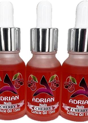 Масло для кутикулы adrian nails - вишня, 15мл