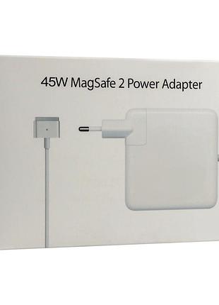 Мережевий зарядний пристрій magsafe 2 pd/45w для макбука, з подовженим мережним кабелем, магнітний кабель, швидка зарядка,