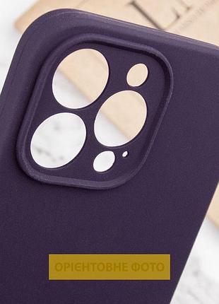 Чехол silicone case full camera protective (aa) no logo для apple iphone 17 air (6.5") фиолетовый / elderberry 4