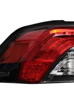 Фонарь задний toyota rav4 2018-, левый, без ламп (led/wy21w), внешний, depo, 212-19cbl-ue