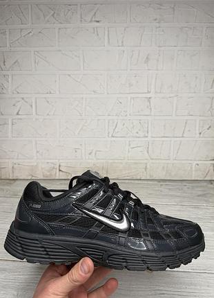 Крутые модные кроссовки nike p-6000 off noir silver
