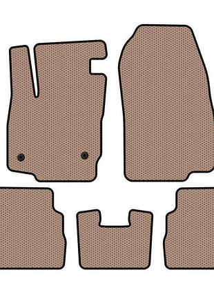 Резиновые коврики carsuit (бежевые) для ford b-max 2012-2017 гг