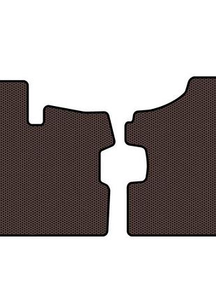 Резиновые коврики carsuit (коричневые) для ford transit 1991-2000 гг