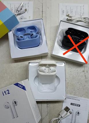 Бездротові bluetooth навушники airpods pro  і tws i12