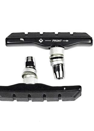 Колодки тормозные v-brake csc-945vc bl картриджные черные