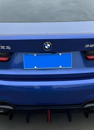 Задний диффузор b-style led (для m-sport 2018-2022, abs) для bmw 3 серия g20/g21 2018- гг