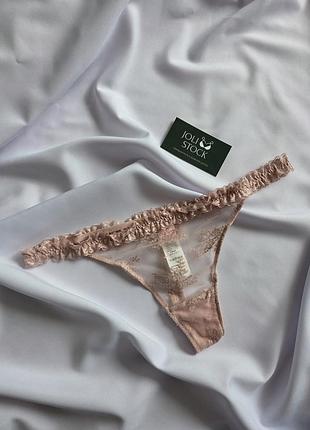 Трусики стринги мереживні зефірки hunkemoller l