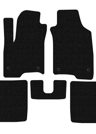 Резиновые коврики carsuit (черные) для fiat panda 2011-2023 гг