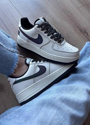 Nike air force 1 low x undefeated beige gradient 6