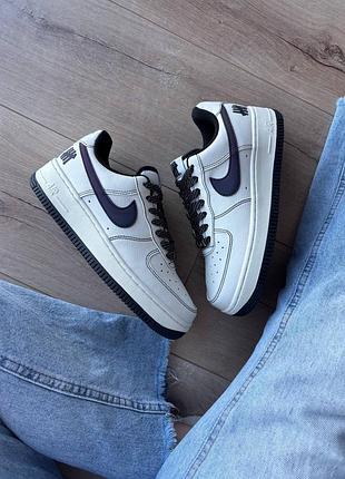 Nike air force 1 low x undefeated beige gradient 9