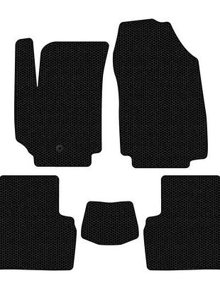 Гумові килимки carsuit (2007-2010, sw, чорні) для fiat croma рр