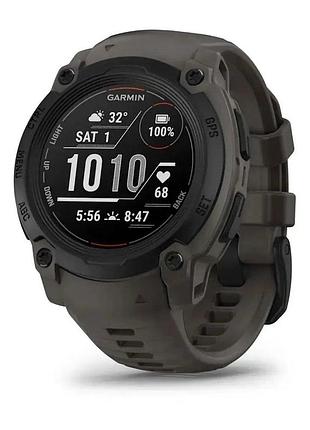 Gps смарт-годинник garmin instinct e, 40 mm, black bezel with charcoal band
