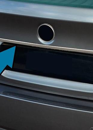 Накладка sd из нержавеющей стали над номером carmos - турецкая нержавеющая сталь для bmw 5 серия f10/f11 2010–2016 гг