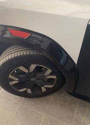 Накладки на арки eurocap (черный матовый, abs) для dacia duster 2024- гг