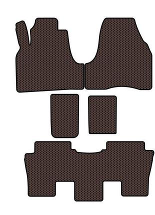 Резиновые коврики carsuit (коричневые) для citroen c-8 2002-2014 гг