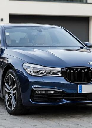 Решетки m-look (2016-2019, черный глянец) для bmw 7 серия g11/g12