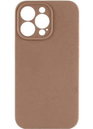Чехол silk full camera protective (aa) no logo для apple iphone 14 pro max (6.7") бежевый / desert gold