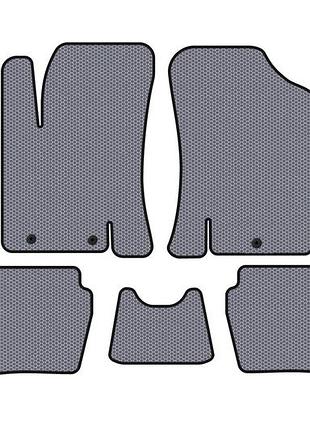 Резиновые коврики carsuit (hb, серый) для hyundai i-20 2008-2012 гг