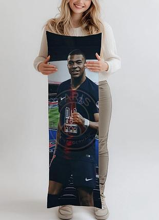 Дакимакура, kylian mbappe, (подушка обнимашка) 150*50 см
