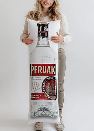 Дакимакура, водка «первак» «особая» пшеничная двойного перегонa, 0,5л, (подушка обнимашка) 150*50 см