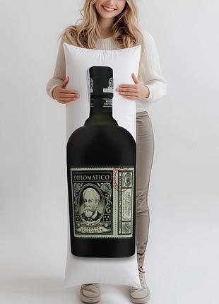 Ром diplomatico reserva exclusiva, 0,75л, (подушка обнимашка) 150*50 см