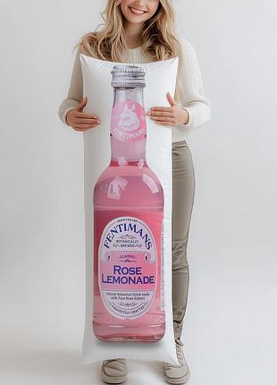 Дакимакура, напиток fentimans rose lemonade безалкогольный сильногазированный, 0,275л, (подушка обнимашка)
