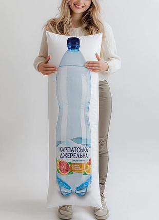 Дакимакура, напиток карпатская джерельна апельсин-грейпфрут сильногазированный, 1,5л, (подушка обнимашка)