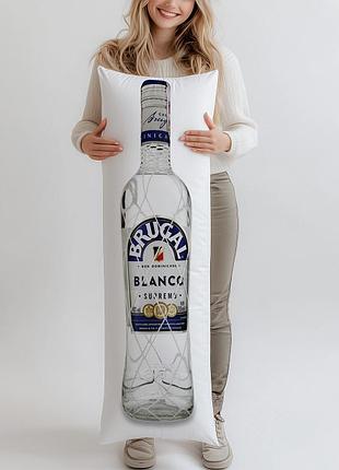 Ром brugal blanco supremo, 700мл, (подушка обнимашка) 150*50 см