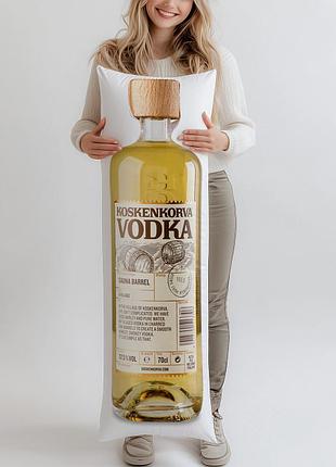 Дакимакура, алкогольный напиток koskenkorva sauna barrel, 0,7л, (подушка обнимашка) 150*50 см
