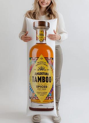 Ром angostura tamboo spiced, 0,7л, (подушка обіймашка) 150*50 см