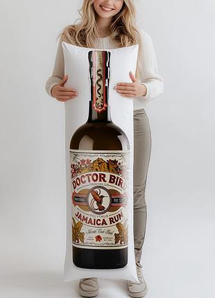 Ром doctor bird jamaica rum, 0,75л, (подушка обнимашка) 150*50 см