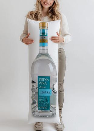 Дакимакура, водка легкая рука «дружеская», 700мл, (подушка обнимашка) 150*50 см