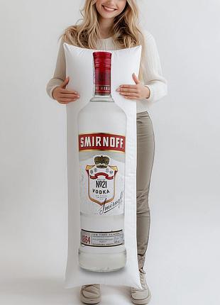 Дакимакура, водка smirnoff красная, 1л, (подушка обнимашка) 150*50 см
