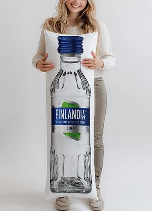 Дакимакура, водка finlandia lime, 0,05л, (подушка обнимашка) 180*60 см