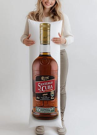 Ром santiago de cuba anejo, 0,7л, (подушка обнимашка) 150*50 см
