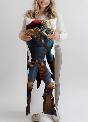 Дакимакура huskar (dota 2), (подушка обнимашка) 150*50 см