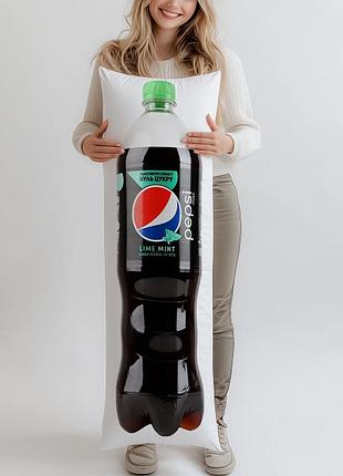 Дакимакура, напиток pepsi lime-mint, 1л, (подушка обнимашка) 150*50 см