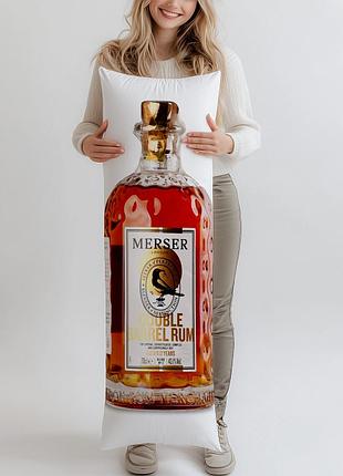 Ром merser, 0,7л, (подушка обнимашка) 150*50 см