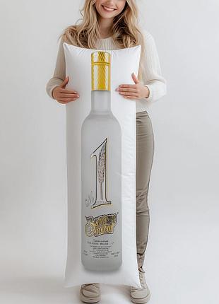Дакимакура, водка «золотое поле №1», 0,7л, (подушка обнимашка) 180*60 см