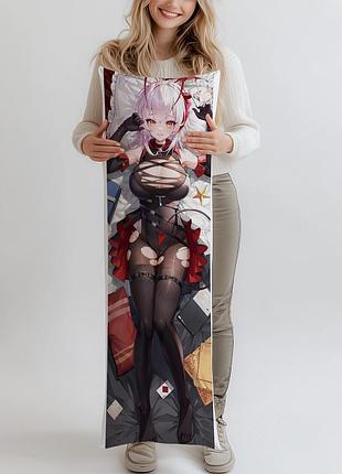 Дакімакура w (arknights), (подушка обіймашка) 180*60 см