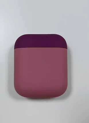 Чохол slim silicon case for airpods 2 (wine red) м00303