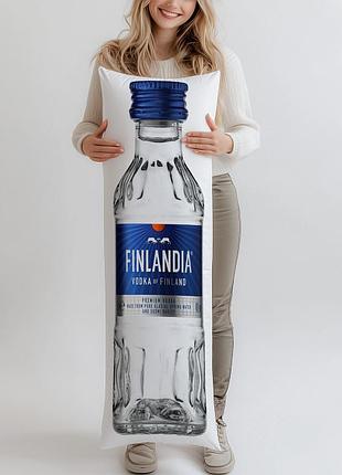 Дакимакура, водка finlandia, 0,05л, (подушка обнимашка) 100*33 см