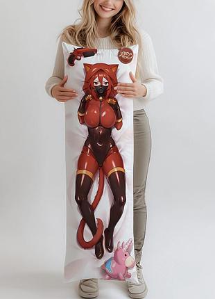 Дакимакура pyro, (подушка обнимашка) 180*60 см