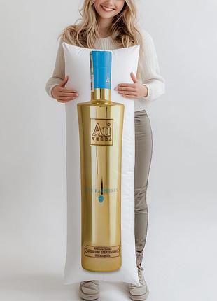 Дакимакура, водка au vodka blue raspberry, 0,7л, (подушка обнимашка) 100*33 см